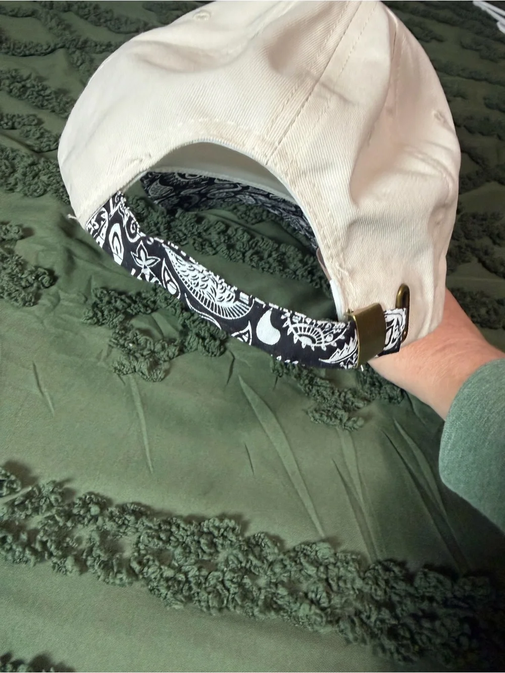 Put it in my husbands tab Zenana hat